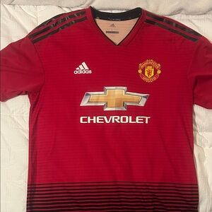 Adidas Red Manchester United Jersey
